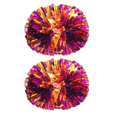 Cheerleading Pom Poms, 2er Pack Sportgriff Teamspiel Rosa Rot Gold