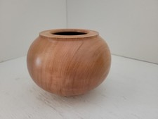Turned Wood Vessel Handmade Vase Natural Decor