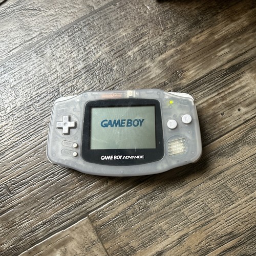 Nintendo GameBoy Advance Glacier AGB-001 Tested Works Great