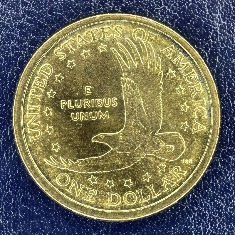 2000-P Sacagawea Dollar "Wounded Eagle" FS-901 Error Coin, Speared Eagle Stunner