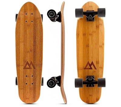 Mini Cruiser Skateboard Cruiser | 27.5'' x 7.5'' | Short Board | Canadian Maple...