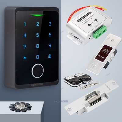 HOMSECUR Weatherproof IP66 APP WIFI Fingerprint PIN Access Control Touch Keypad