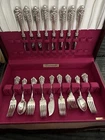 Grande Baroque by Wallace Sterling Silver Flatware Set - 8 Service 33 Pcs
