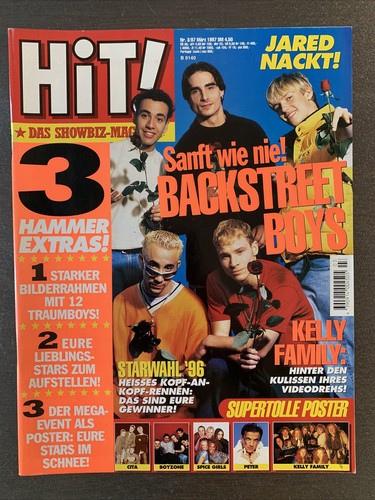 Zeitschrift HIT! Nr. 3/ 97 CITA/ BSB / SPICE GIRLS /Komplett