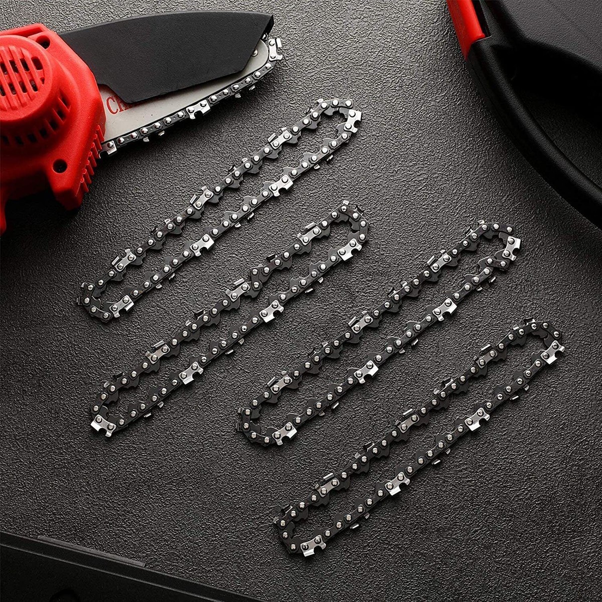 Catena Motosega 6 Pollici Catena Da 4 Pollici/6 Pollici, Accessori Per Mini Motosega Elettrica Ricambi Mini Motosega A Batteria - Foto 4