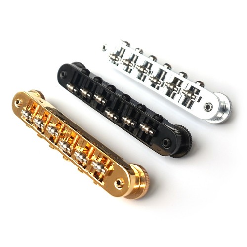 Roller Saddle Tune-O-Matic Bridge for Gibson Les Paul, Bigsby, SG, ES, Dot - Picture 5 of 16