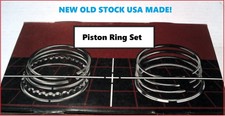 Piston Ring Set for 1941-56 NASH 172, 184, 196 6 cyl STD Size NOS USA MADE