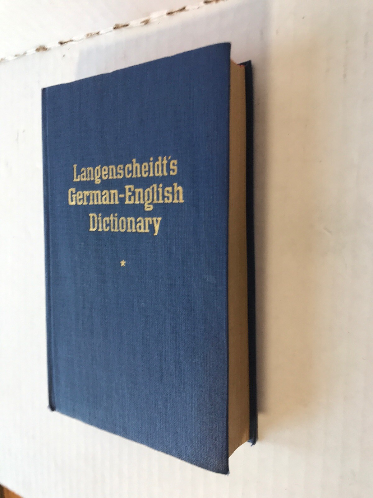 Langenscheidts 1959 GERMAN TO ENGLISH DICTIONARY eBay