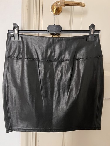 Minirock Leder Stretch schwarz Damen Wilfred Free Größe M Top - Bild 3 von 4