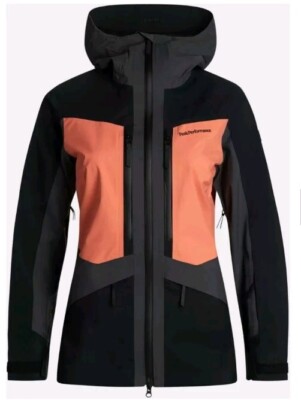 Peak Performance Gravity Gore-Tex Women Jacket Black Pink Size