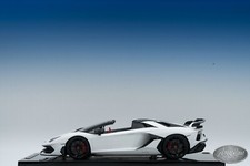 1/18 MR Collection Lamborghini Aventador SVJ Roadster White 🤝OPEN FOR TRADE 🤝