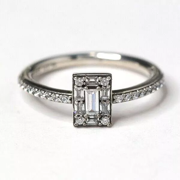 Pandora emerald 2024 cut ring