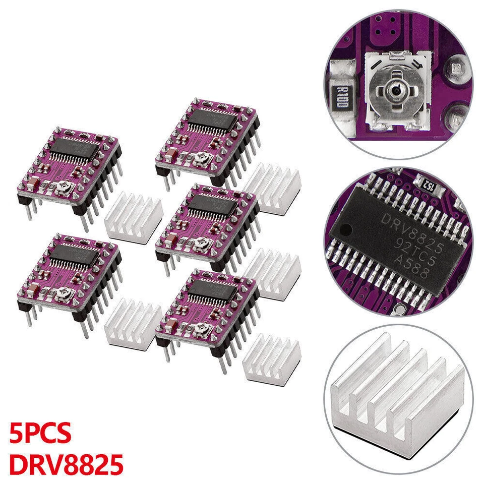 DRV8825 Schrittmotor Treiber Modul Für 3D Drucker RepRap Arduino Raspberry Pi - Bild 2 von 4