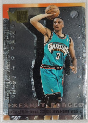 96-97 Fleer Metal SHAREEF ABDUR-RAHIM #1 Freshly Forged Card (Aussie Seller) - Picture 2 of 3