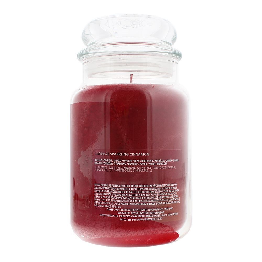Yankee Candle Large Jar 623g Sparkling Cinnamon eBay