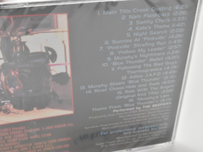 BLUE THUNDER soundtrack CD Arthur B. Rubinstein Original motion