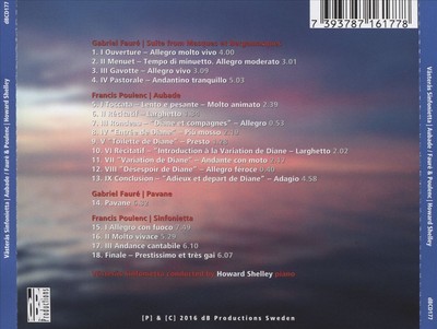 AUBADE: GABRIEL FAUR , FRANCIS POULENC NEW CD