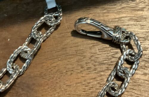 John Hardy Rolo ovales Gliederkettenarmband 8 Zoll brandneu mit Etikett - Bild 2 von 4
