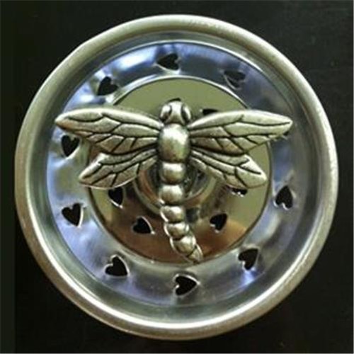 7837 Antique Pewter Butterfly Kitchen Sink Strainer Stopper Billy Joe Homewares - Picture 2 of 2