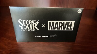 MTG Magic The Gathering Secret Lair x Marvel Captain America FOIL