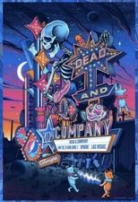 Dead & Company Paul Kreizenbeck Sphere Poster Foil Grateful Foo 2025 Red Rocks