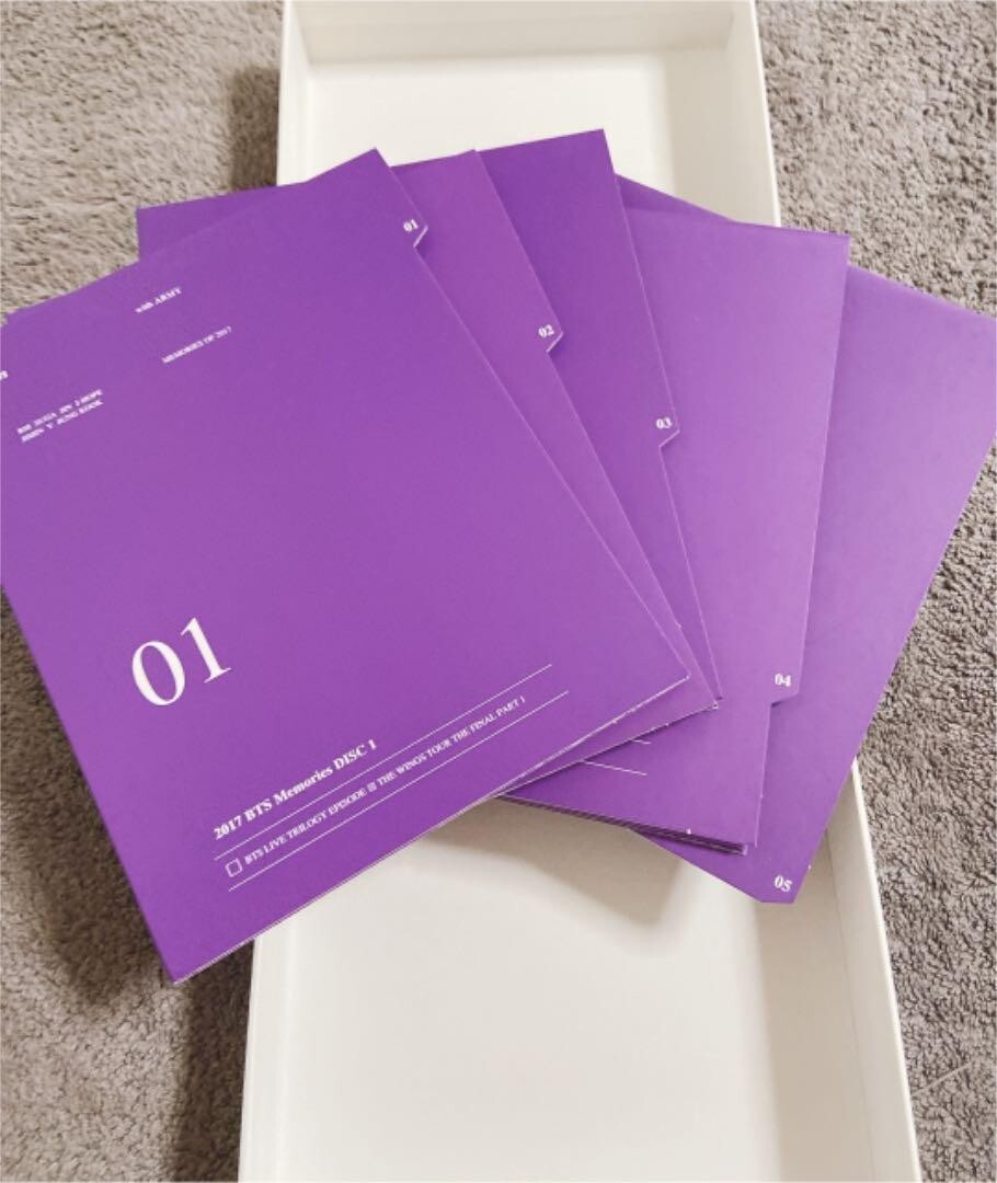 K-POP/アジア BTS Memories 2017 Blu-ray USED BTS Memories of 2017 BLU-RAY box 5 discs Official Kpop