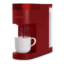 Keurig K- Slim Single Serve K-Cup Pod Coffee Maker with 3 Brew Size, Scarlet Red