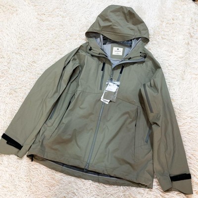 Snow Peak Mountain Parka Raincoat Waterproof Water Repellent Khaki
