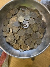 REGNO D’ITALIA LOTTO 280 MONETE 10 CENT IMPERO BRONZO ANNI VARI PESO 1,5 KG Z11