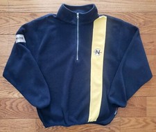 Nautica Competition Men  s Vintage 1/4 Zip Pullover NauTech Fleece Sweater Size S