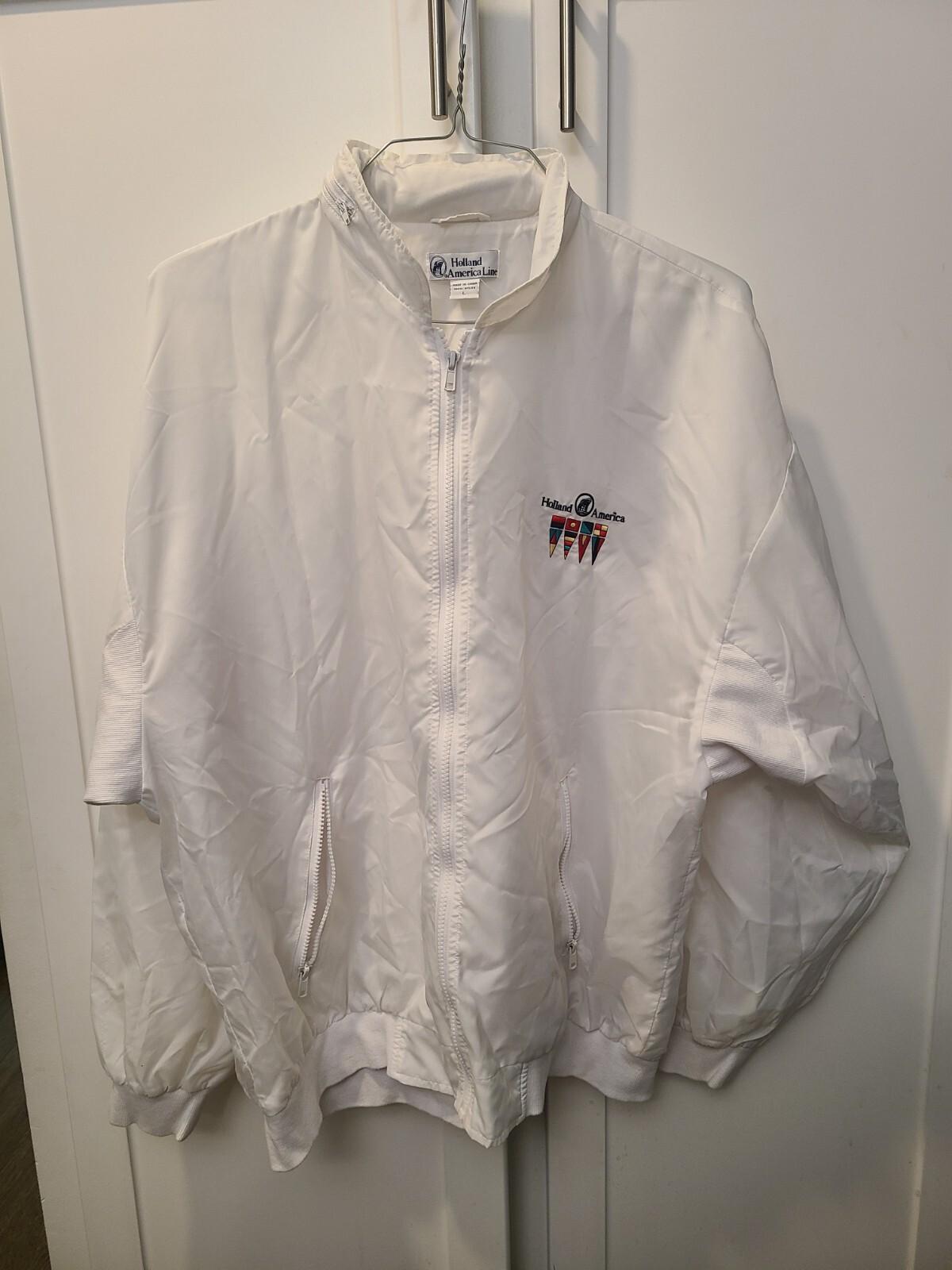 Vintage Holland America Line Cruise Windbraker Jacket… Gem