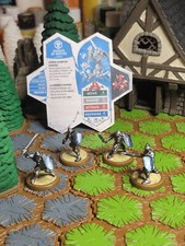 Heroscape : Knights of Weston 3d printed and painted