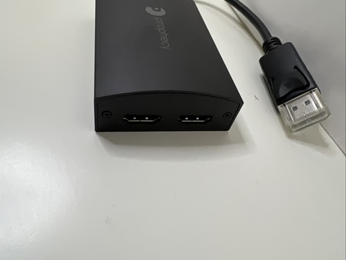 Prophecy Display Port to 2x HDMI Adapter PRO-MSTDP2HD NO USB CORD - Picture 3 of 9