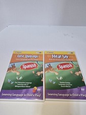 Lot of 2 Your Baby Can Speak SPANISH DVDs - Lyric Language Live  Hear Say