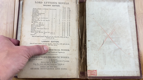 Das kommende Rennen des rechten Hon Lord Lyttoni 1874 Vol 15 Inschrift an Maz Müller - Video 1 von 1