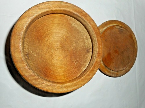 Tapa de madera convertida a mano tocador caja de baratijas granja boho clásico rústico - Imagen 6 de 12