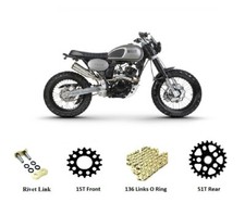 Heavy Duty O Ring Chain & Sprocket Kit for BULLIT HERO 125cc