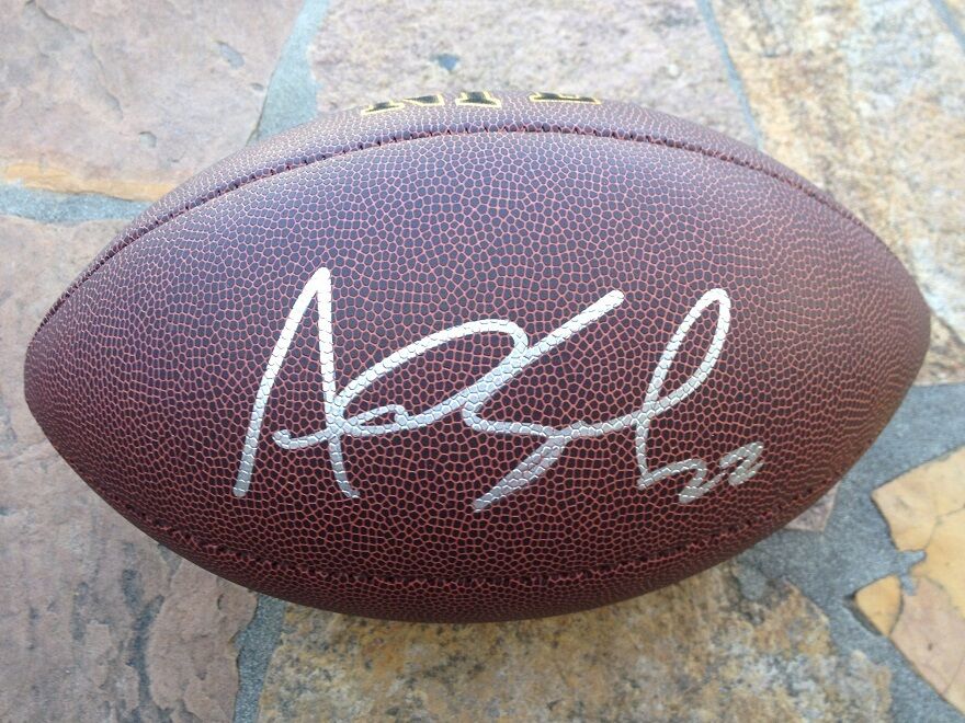 Asante Samuel New England Patriots Eagles signed NFL football proof Beckett COA Asante Samuel New England Patriots Eagles signed NFL football proof Beckett COA