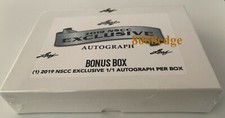 2019 LEAF NSCC EXCLUSIVE SEALED BOX (#1/1 AUTO PER):PELE/MESSI/RONALDO/McGREGOR?