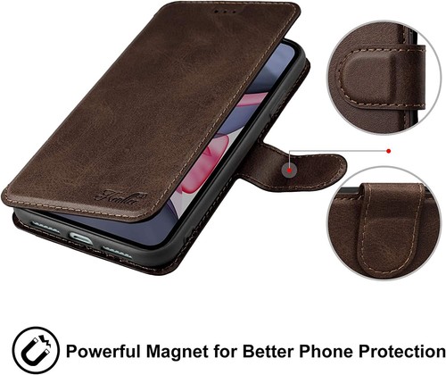 Case For iPhone 11 12 Mini Pro Max XS XR Flip Wallet Cover Card Slot Magnetic - Picture 91 of 150