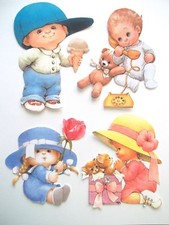 3D UPick Boy Girl Cat Dog School Card Scrapbook Embellishment