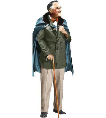 President Franklin D. Roosevelt FDR Die Cut Card and Stickers - Bild 1 von 2