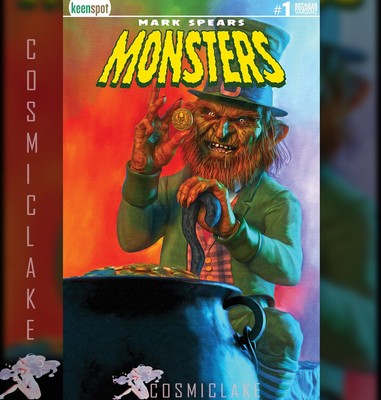 MARK SPEARS MONSTERS #1 4TH PTG LEPRECHAUN VARIANT LE 450 PRESALE 3/5 
