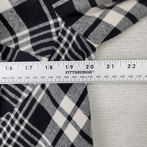 Eshakti Dress Womens Large Gray Black Plaid Flannel Dark Academia Preppy Classic - Picture 6 of 9