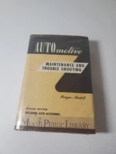 AUTOMOTIVE MAINTENANCE And TROUBLE SHOOTING 1960 Frazee and Bedell Book Manual 