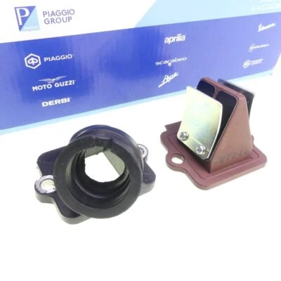 Original Piaggio Ansaugstutzen + Membranblock TPH Hexagon SKR Runner 125 150 180