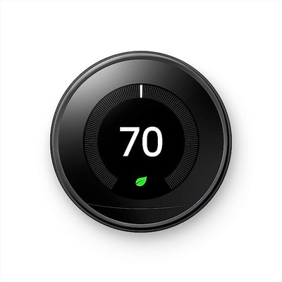 Google Nest Learning Thermostat T3018US - MIRROR BLACK