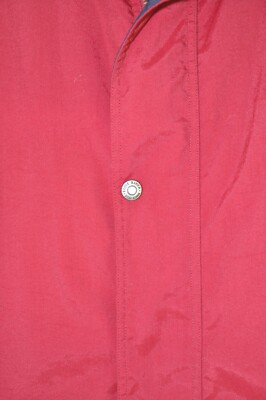 Eddie Bauer Mens SZ XL Classic Lightweight Nylon Jacket Dark Red