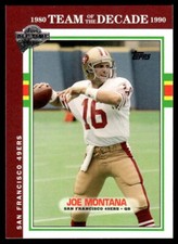 2004 Topps Fan Favorites #45 Joe Montana FOOTBALL San Francisco 49ers