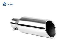 2.5 Inlet 4 Outlet 12 Long Rolled End Angle Cut Truck Exhaust Tailpipe Tip 2.5 Inlet 4 Outlet 12 Long Rolled End Angle Cut Truck Exhaust Tailpipe Tip